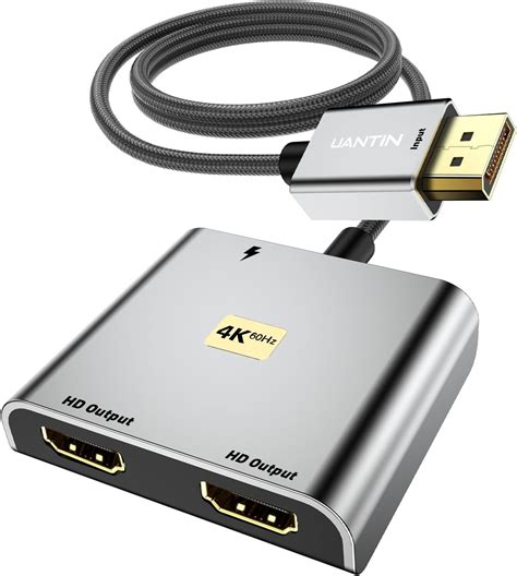 hdmi splitter for dual monitors|displayport splitter dual monitor.